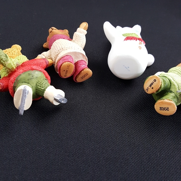 Hollyday Hill 2002 Snow Hill And Bear Set - Picture 14 of 14